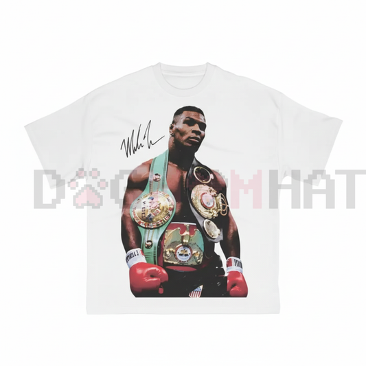 Wholesale Mike Tyson Boxing Graphic Tee - dogmomhat