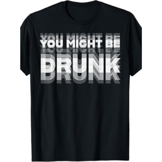 You Might Be Tipsy T-Shirt – Funny Gradient Print Cotton Tee, Men’s Casual Short Sleeve Summer Shirt - Dogmomhat