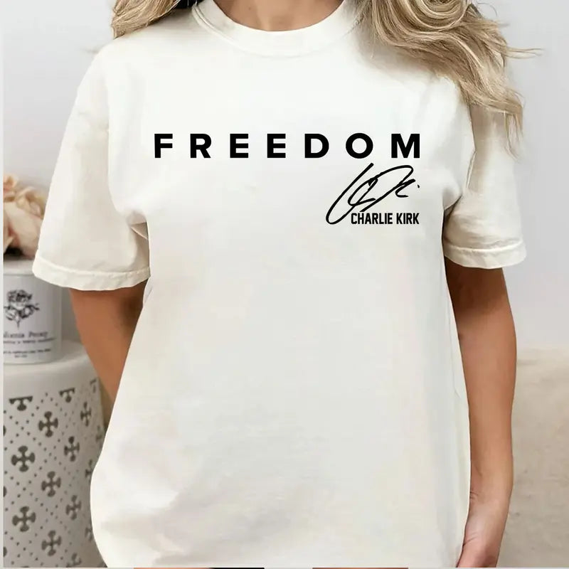 Charlie Kirk "Voice of a Generation" Graphic Tee – Unisex Political Apparel, Conservative Fan T-shirt