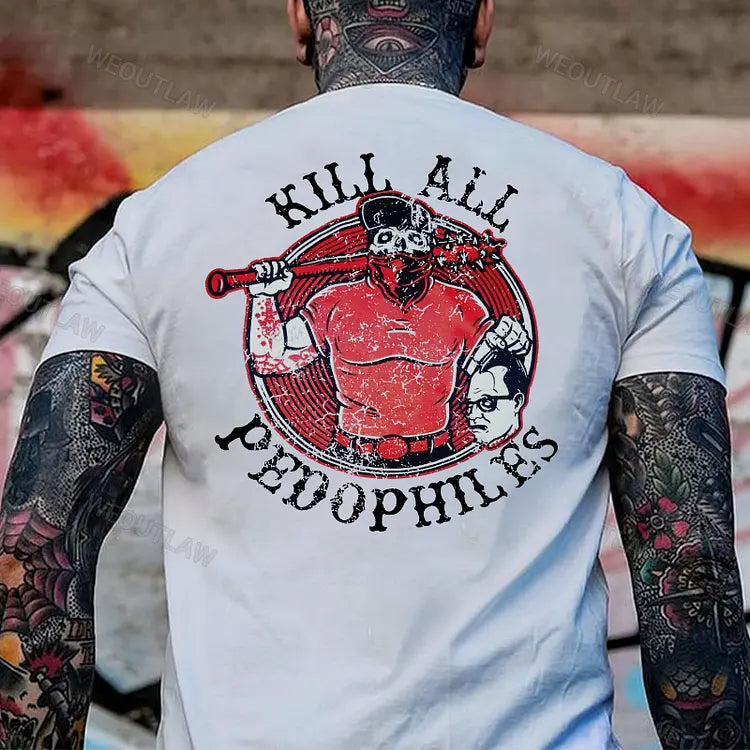 "End All Pedo" Print T-Shirt – Anti-Abuse Advocate Apparel