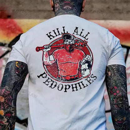 "End All Pedo" Print T-Shirt – Anti-Abuse Advocate Apparel