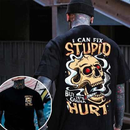 I Can’t Fix Stupid But I Can Watch You Try – Gen X Graphic T-Shirt, Funny Retro Unisex Cotton Tee