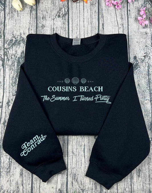 Cousins Beach Embroidered Sweatshirt - 'The Summer I Turned Pretty' Fan Merch