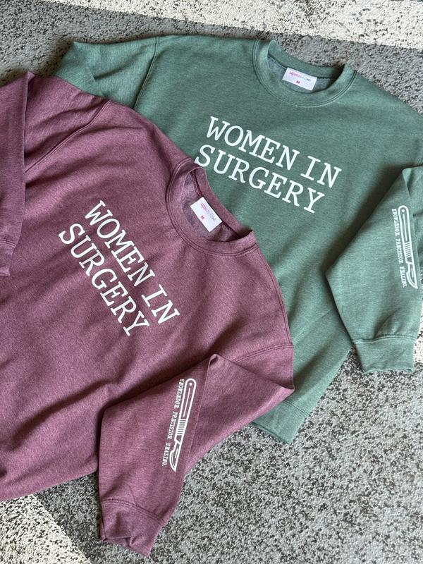 Women in Surgery Crewneck Sweatshirt – Scalpel Design Medical Apparel
