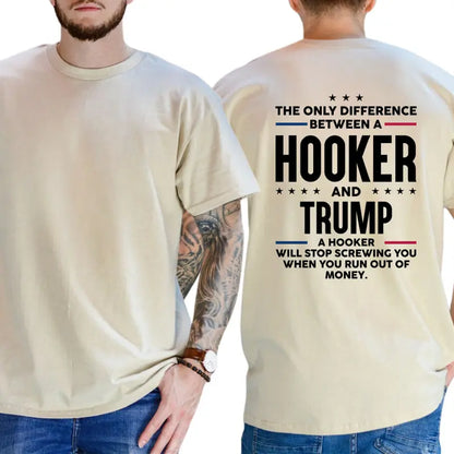 "The Only Difference" Political Satire T-Shirt