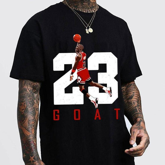 Number 23 Jumpman Tribute T-Shirt – Retro Basketball Graphic Tee for Hoopers & Fans