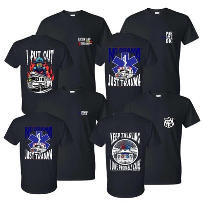 First Responder T-Shirt – Patriotic Graphic Tee to Honor Everyday Heroes in Uniform