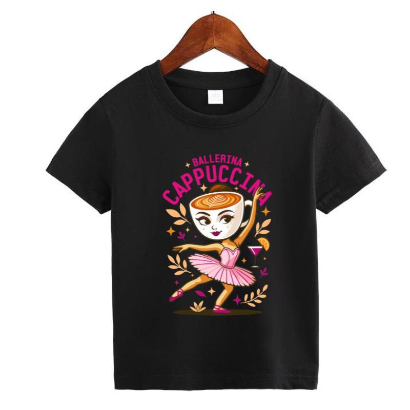 Italian Brainrot Meme Character T-Shirt for Kids