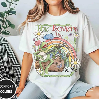 Watercolor Kermit "The Lovers, The Dreamers And Me" T-Shirt