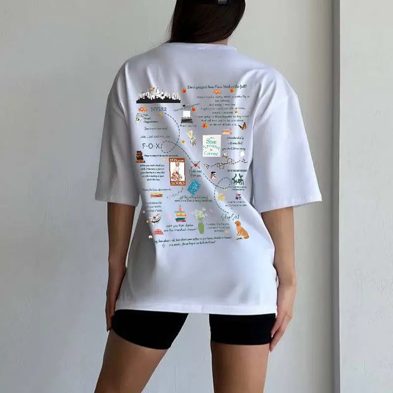 "That Caviar Is a Garnish" T-Shirt – You've Got Mail, Shop Around the Corner Vintage, NYC Love Story Tee