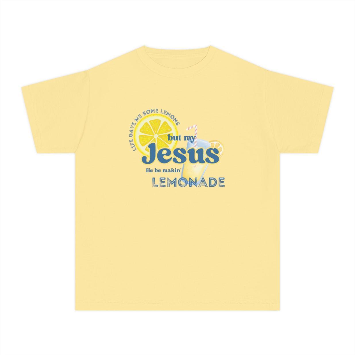 "Lemonade Faith" T-Shirt – Inspirational Youth & Adult Tee