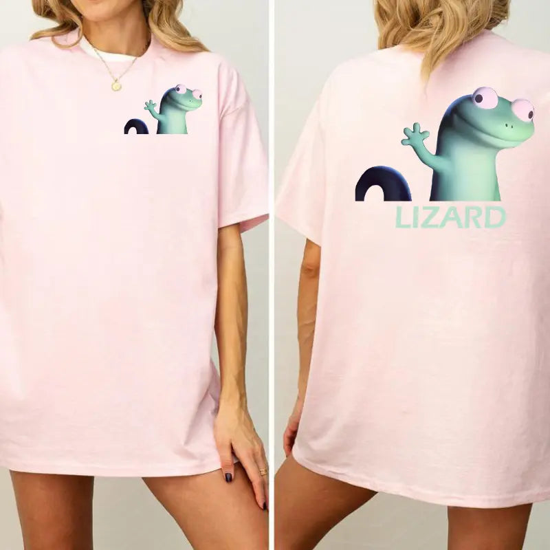 "Lizard Lizard Lizard" 2-Sided T-Shirt – Funny Meme Unisex Tee