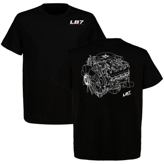 Old School Dmax V8 Power 2-Sided T-Shirt – Car Lover Unisex Cotton Tee