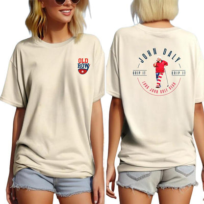 Grip It & Rip It Golf Shirt – Funny Oversized Tee for Men & Women, Retro-Inspired Golf Gift