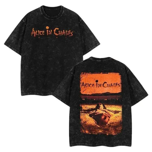 Retro Alice in Chains "Dirt" Album Tracklist T-Shirt – Vintage 90s Grunge Tee