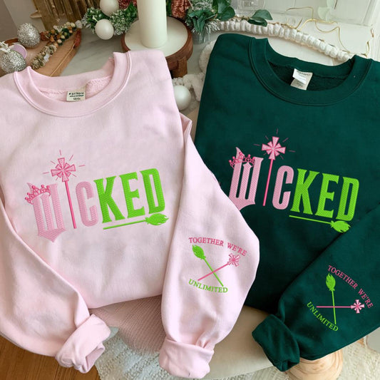 Wicked Musical Sweatshirt – "Together We're Unlimited" Elphaba & Glinda